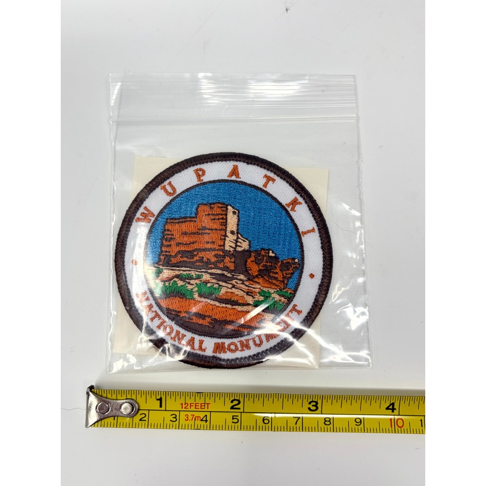 Wupatki National Monument Souvenir Embroidered Patch Arizona Travel 3 Inch